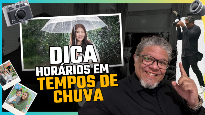 Dica horários em tempos de chuva