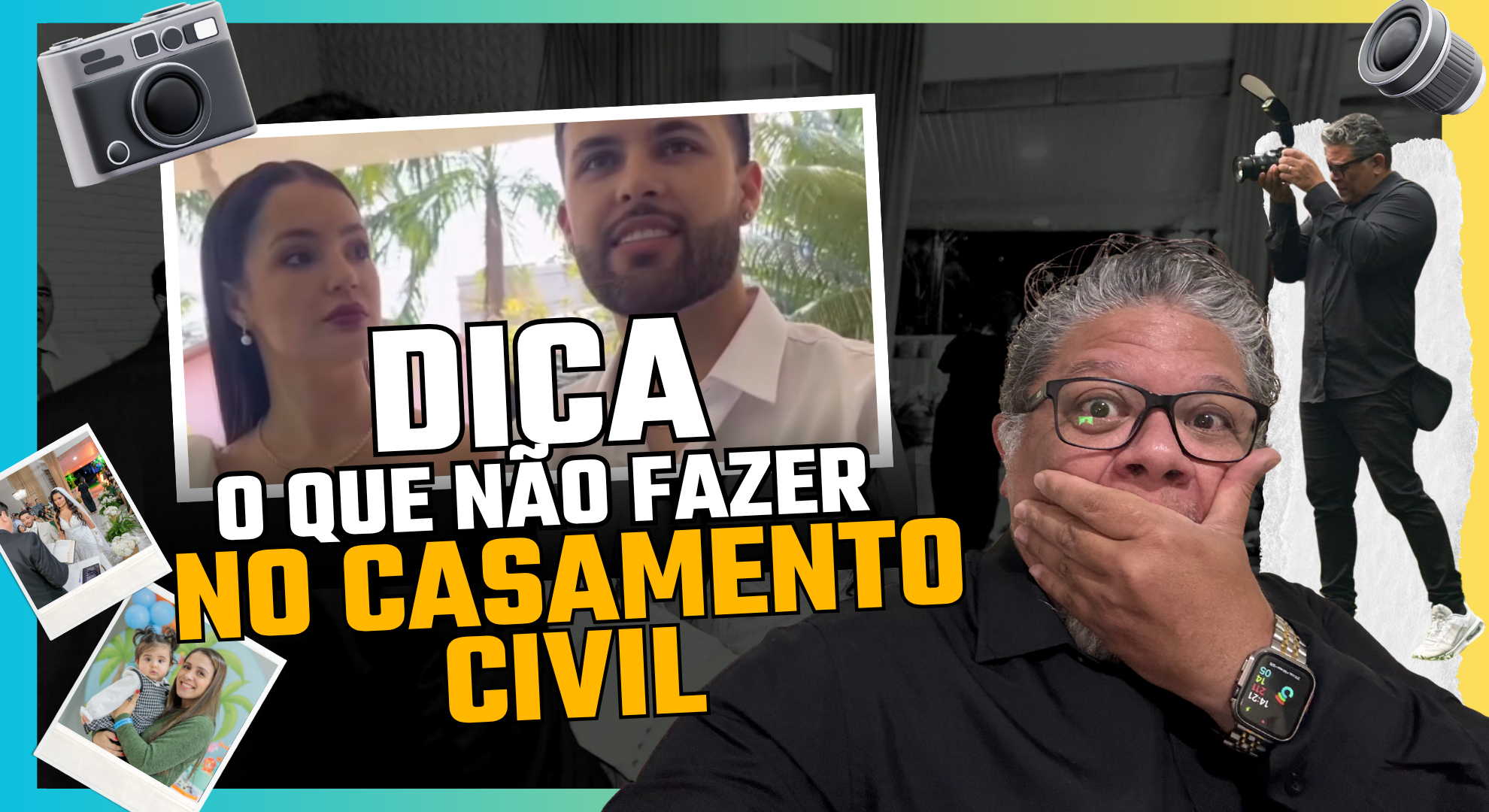 Dica o que não fazer no casamento civil